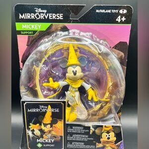 Disney Mirrorverse‎ Mickey Figure in Yellow and Black- New in box